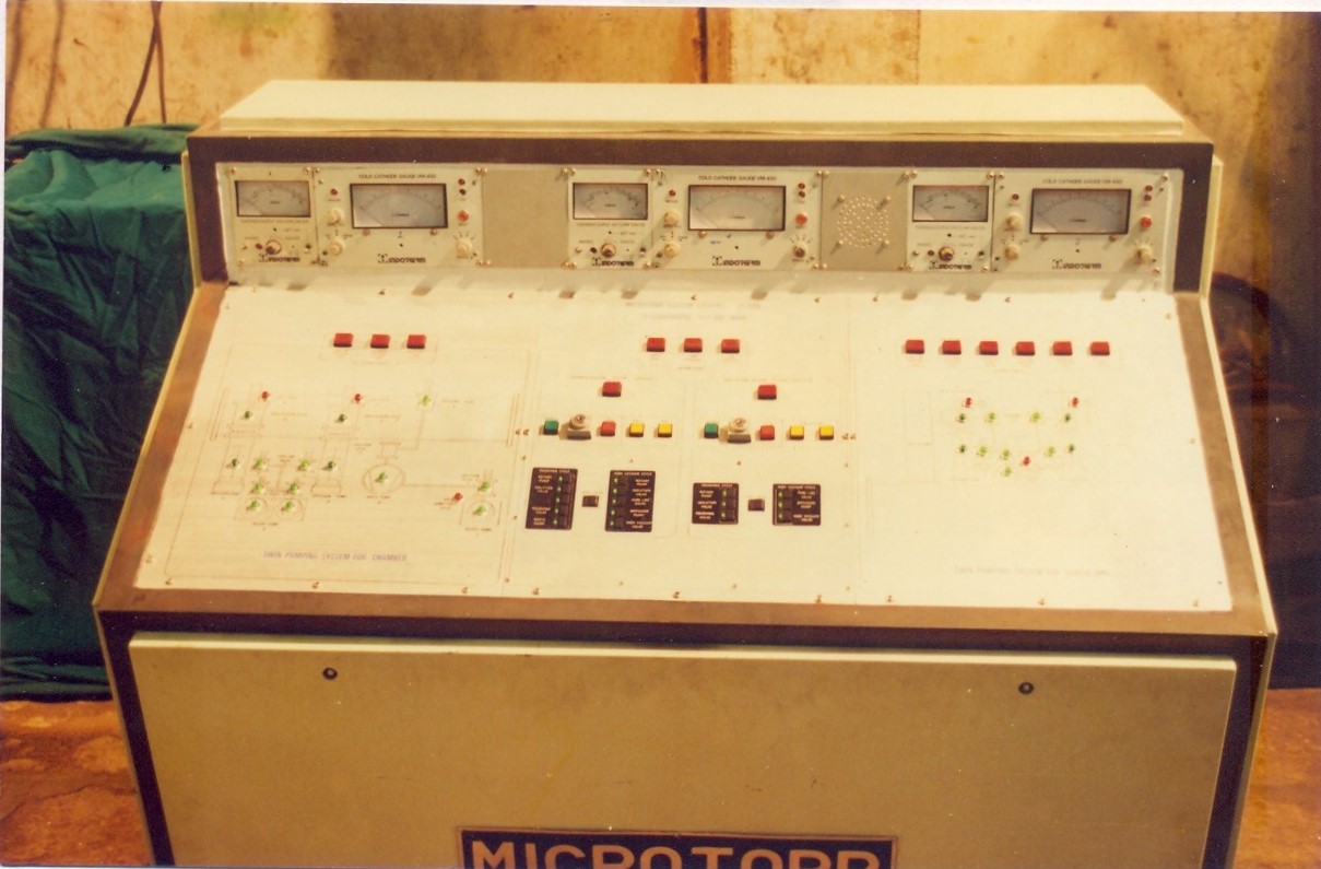 BARC Vacuum Chamber control panel